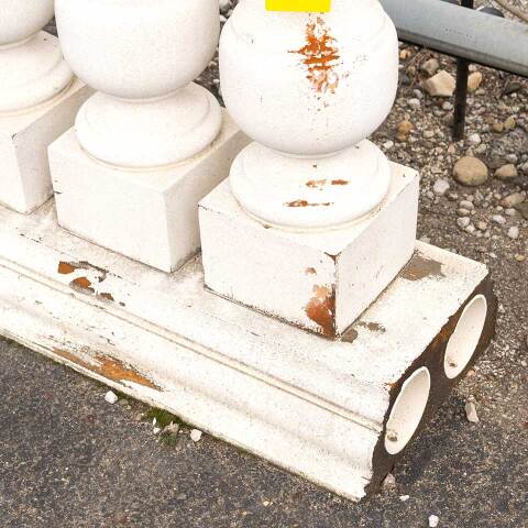 #17756 Salvaged Exterior Fypon Balustrade Railing image 4