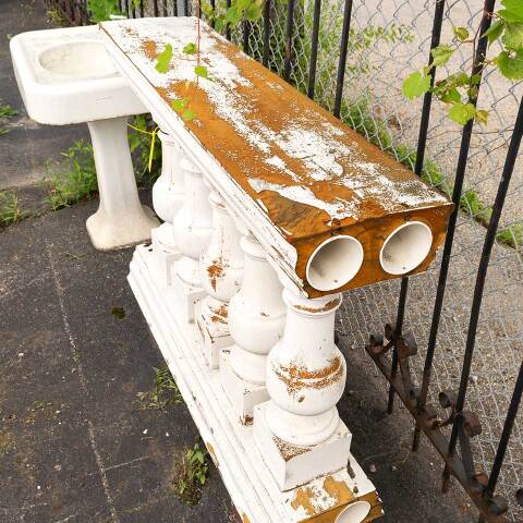 #17771 Salvaged Exterior Fypon Balustrade Railing image 6