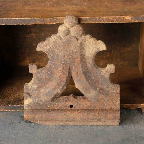 #17796 Salvaged Cast Iron Architectural Ornament image 8