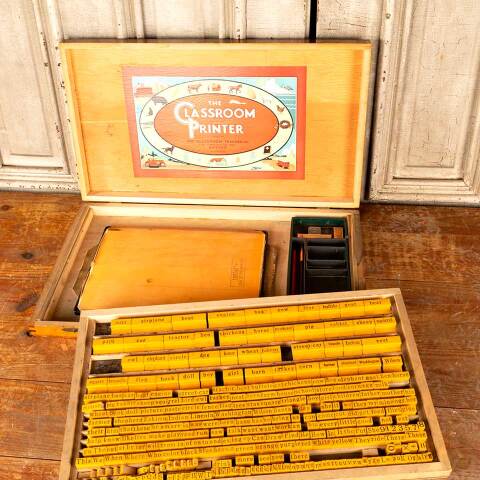 #18830 Vintage Classroom Printing Stamp Kit image 4