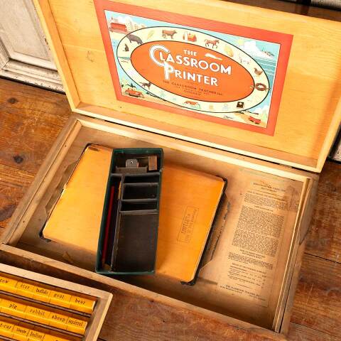 #18830 Vintage Classroom Printing Stamp Kit image 5