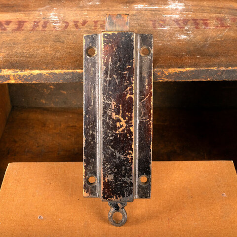 #19322 Antique Door Bolt Lock Latch Hardware image 2