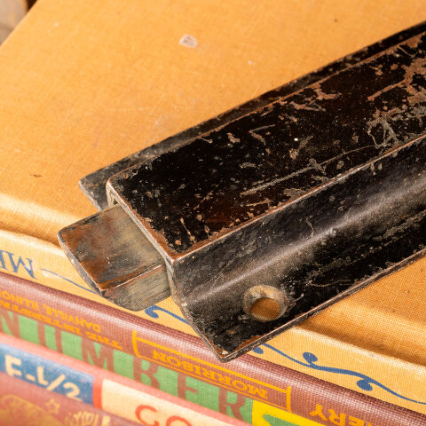 #19322 Antique Door Bolt Lock Latch Hardware image 5