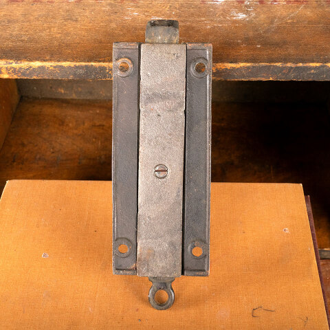 #19322 Antique Door Bolt Lock Latch Hardware image 6