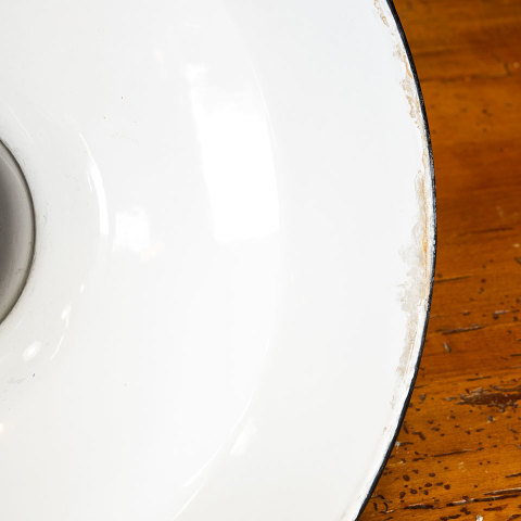 #19448 Porcelain Enameled Industrial Light Fixture image 6