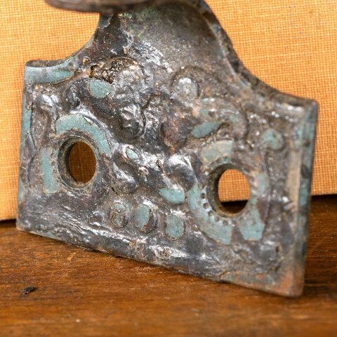 #20106 Antique Ornate Cast Iron Window Sash Lift image 5