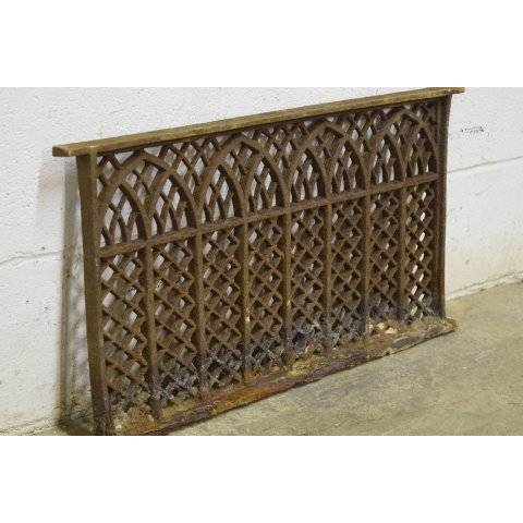 #20354 Salvaged Antique Cast Iron Foundation Grate image 5