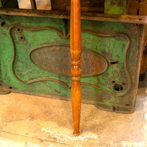 #21495 Salvaged Turned Wood Baluster Spindle Post image 3