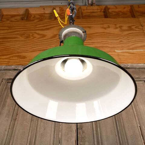 #21550 Porcelain Enameled Industrial Light Fixture image 4