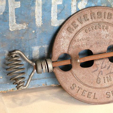 #21790 Griswold 6 Inch Stove Pipe Damper Spindle image 4