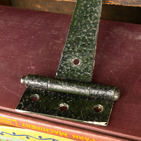 #22101 Hammered Iron Strap Cabinet Door Hinge image 4