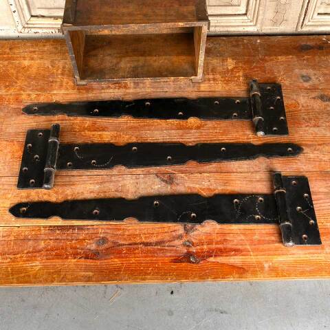 #22126 Metal Strap Door Hinges image 5