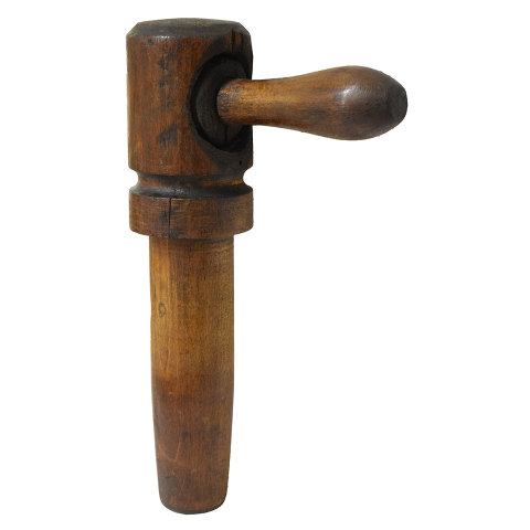 #22200 Antique Wood Barrel Bung Tap image 3