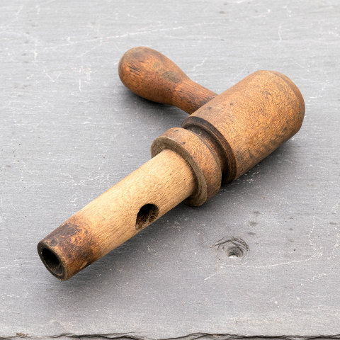 #22201 Antique Wood Barrel Bung Tap image 3