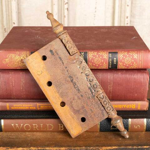 #22548 5" Antique Cast Iron Door Hinge Hardware image 6