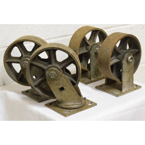 #22607 Industrial Metal Cart Casters image 2