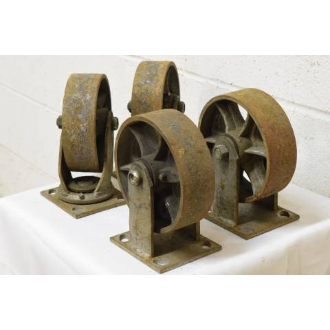 #22607 Industrial Metal Cart Casters image 3