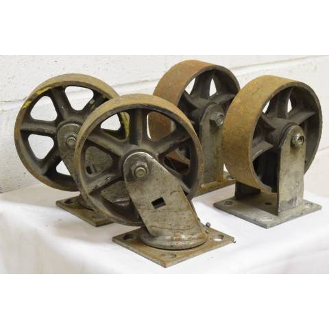 #22624 Metal Industrial Cart Casters image 2