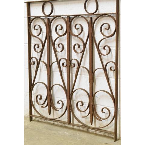 #23006 Salvaged Wrought Iron Panel image 3