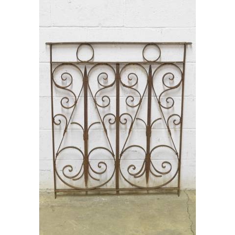 #23006 Salvaged Wrought Iron Panel image 5