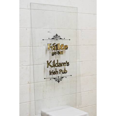 #23114 KILDARE'S Glass Door Panel image 2