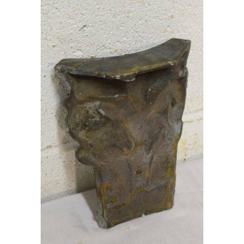 #23421 Antique Ornate Cast Brass Building Ornament image 4