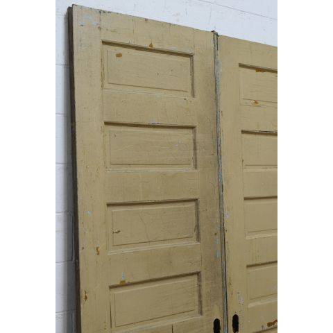 #23796 62x90 Salvaged Oak Pocket Doors image 5