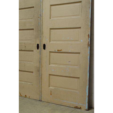 #23796 62x90 Salvaged Oak Pocket Doors image 6