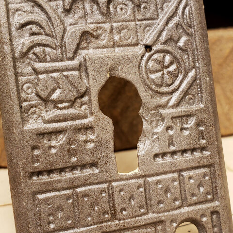 #23966 Cast Iron Doorknob Backplate image 5