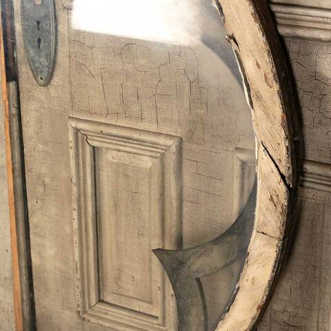 #23980 Antique Large Round Gothic Rosette Window image 7