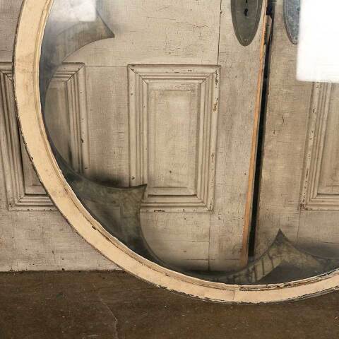 #23980 Antique Large Round Gothic Rosette Window image 8