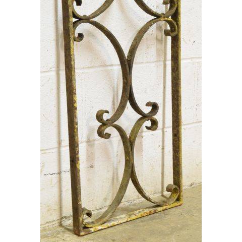 #23984 Salvaged Antique Wrought Iron Panel image 4