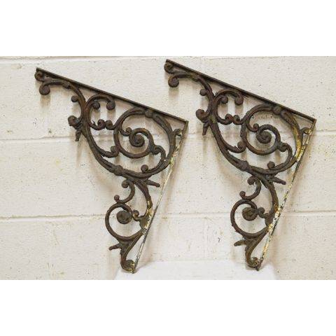 #24185 Salvaged Cast Iron Brackets image 4