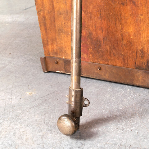 #25008 Antique 18 1/2" Slide Bolt Hardware Set image 4