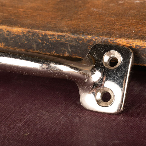 #25692 Vintage Chrome Sash Lift / Drawer Handle image 2