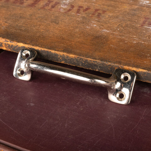 #25692 Vintage Chrome Sash Lift / Drawer Handle image 6