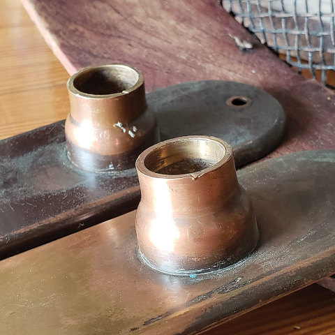 #25703 Antique Yale & Towne Backplates image 3