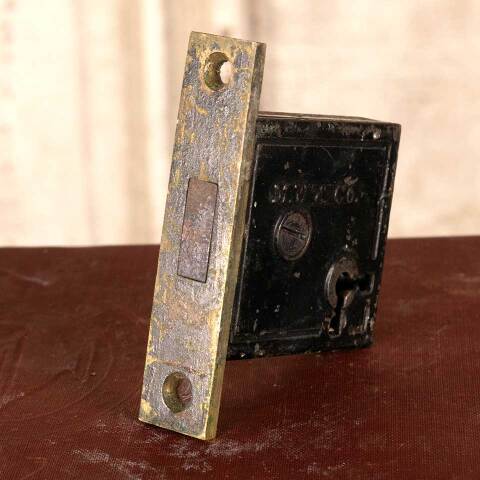 #25875 Small Antique Mallory Wheeler Mortise Lock image 5