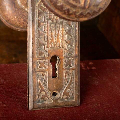 #26152 Antique Sargent Victorian Doorknob Hardware image 3