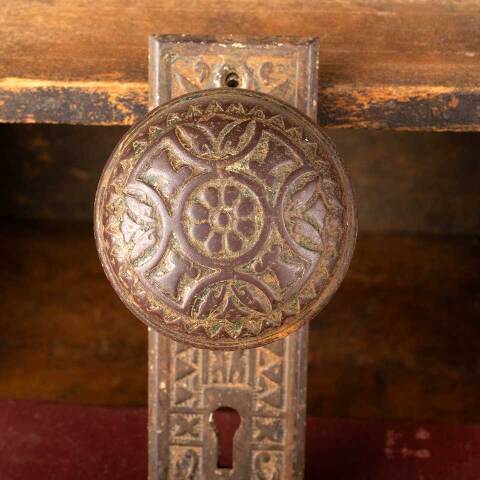 #26152 Antique Sargent Victorian Doorknob Hardware image 7