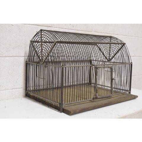 #26181 Primitive Metal Animal Cage image 2