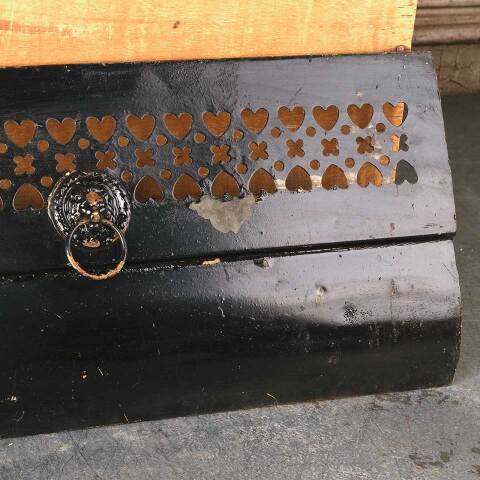 #26262 Antique Metal Fireplace Ember Screen image 2