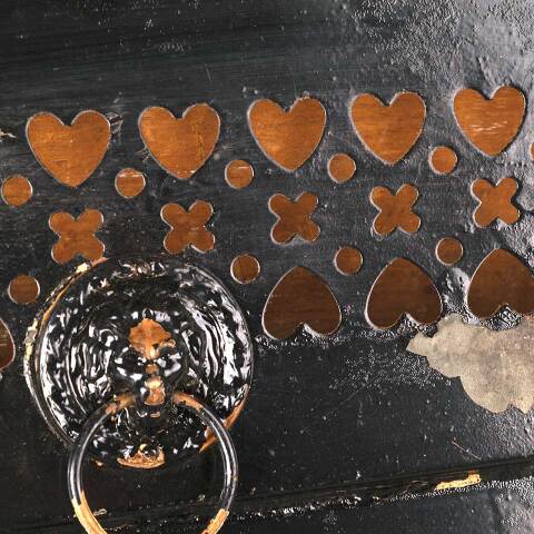 #26262 Antique Metal Fireplace Ember Screen image 6