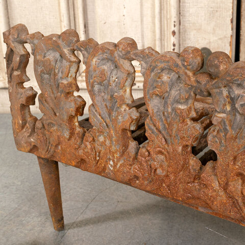 #26401 Antique Fireplace Log Holder & Ember Screen image 8