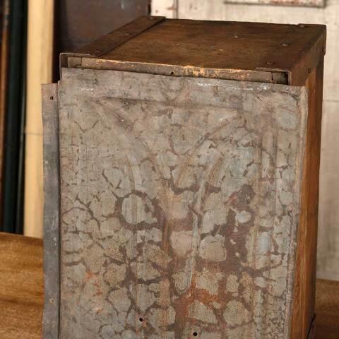 #26562 Salvaged Antique Pressed Tin Roofing Tile image 2