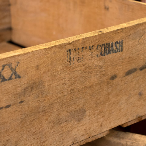 #26882 Antique Wood Squash Crate image 3