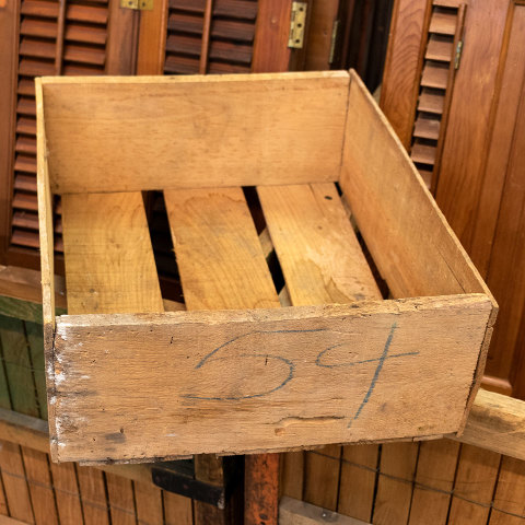 #26882 Antique Wood Squash Crate image 4