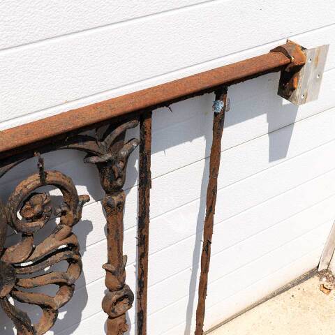 #26905 Salvaged Ornate Vintage Cast Iron Railing image 5