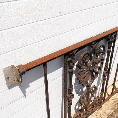 #26905 Salvaged Ornate Vintage Cast Iron Railing image 7
