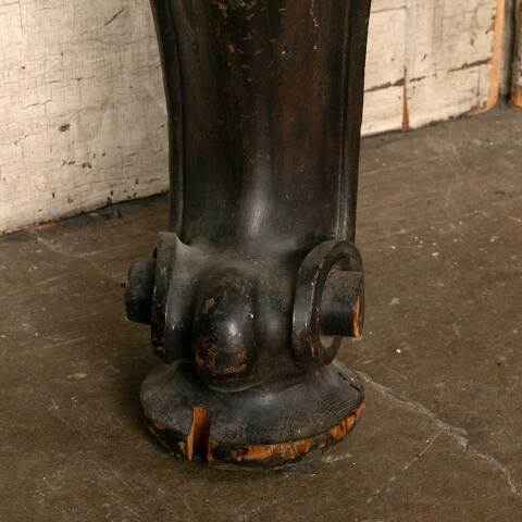 #27308 Antique Bookcase with Carved Piano Legs image 4